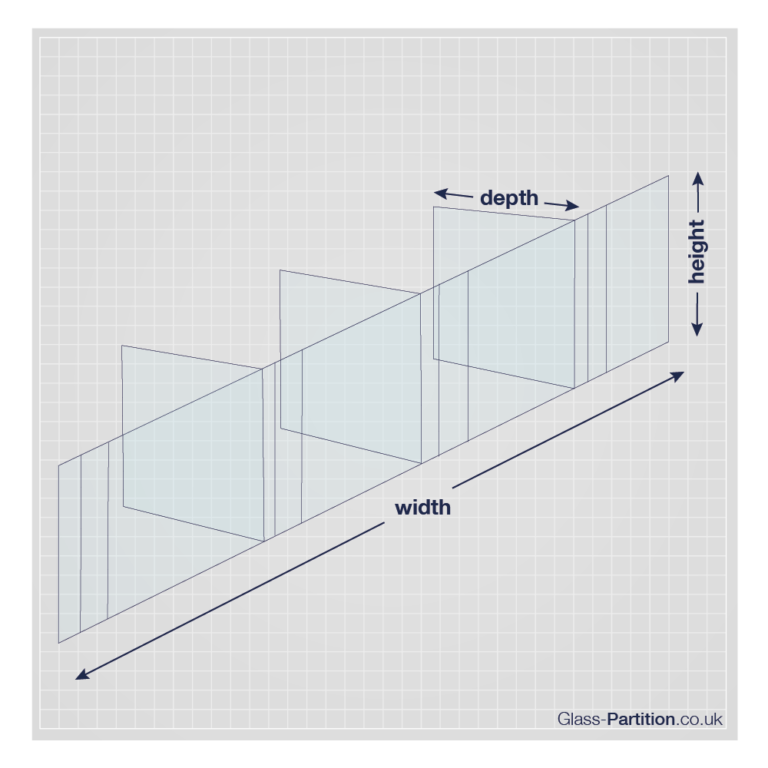 Tapperpartitioning4roomglazedseperatingwalls GlassPartition.co.uk